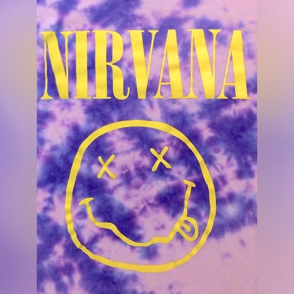 Nirvana Graphic Gender Neutral Long Sleeved T-shirt - Picture 7 of 11